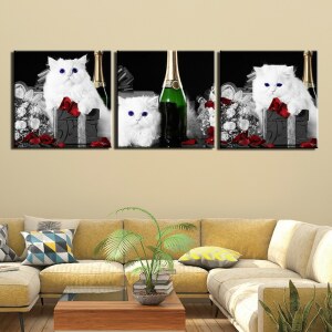 Tableau chats soirée Tableau Chat Tableau Animaux