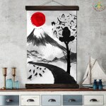 Tableau chemin vers la montagne