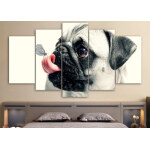 Tableau chien carlin Tableau Chien Tableau Animaux