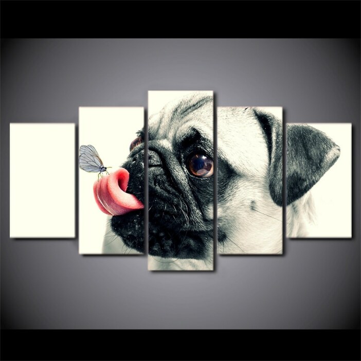 Tableau chien carlin Tableau Chien Tableau Animaux