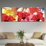 Tableau fleurs d&rsquo;hibiscus