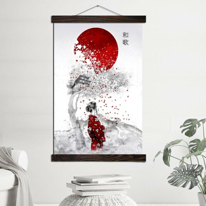 Tableau japonais sakura