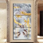 Tableau lotus abstraits