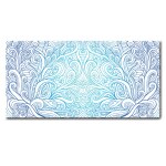 Tableau mandala bleu