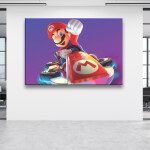 Tableau Mario Kart Tableaux originaux Tableau Geek Tableau Super Mario taille: XXS