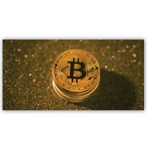 Cuadro Bitcoin radiante