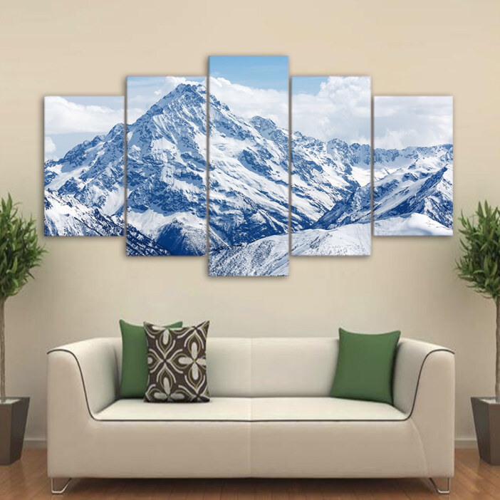 Tableau monts enneigés Tableau Montagne Tableau Nature