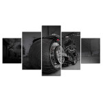 Tableau moto noir et blanc Tableau Moto Tableaux originaux