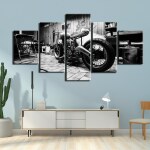 Tableau moto vintage