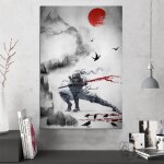 Tableau ninja japonais Tableau Japonais Tableau Monde