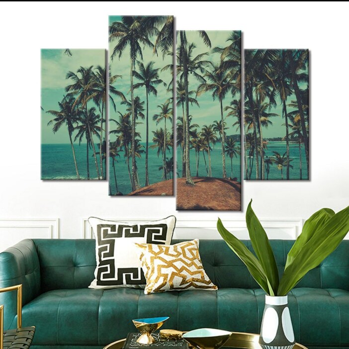 Tableau palmiers