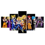 Tableau personnages Dragon Ball Tableau Dragon Ball Z Tableau Geek