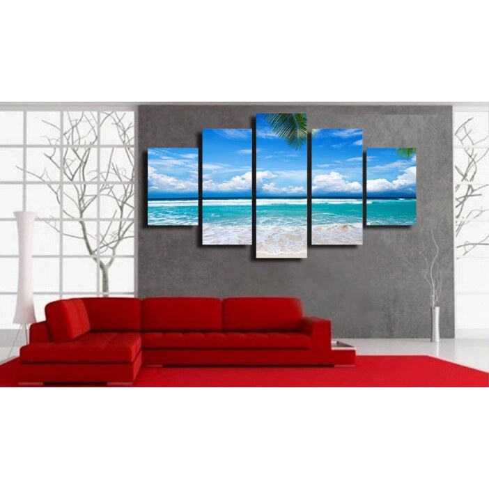 Tableau plage paradisiaque Tableau Mer Tableau Nature format: Horizontal
