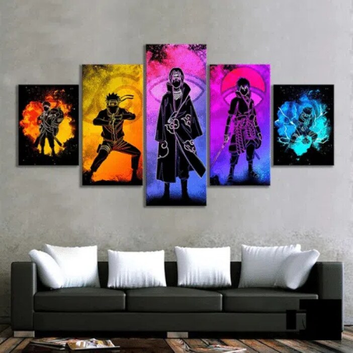 Tableau pouvoirs Naruto Tableau Geek Tableau Naruto taille: S