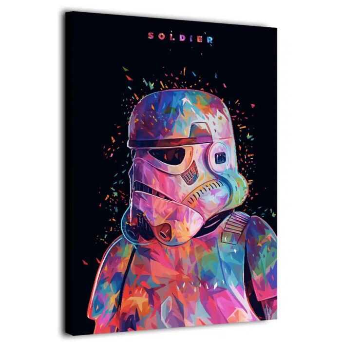 Tableau soldat Storm-trooper pop
