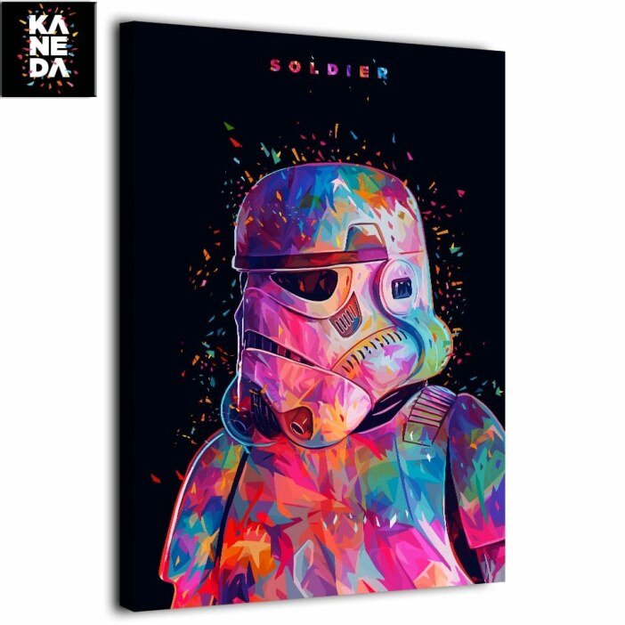 Tableau soldat Storm-trooper pop