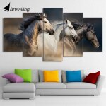 Tableau trois chevaux