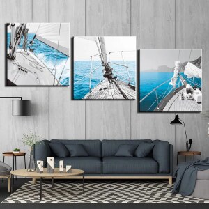 Tableau voilier en mer