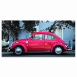 Tableau Volkswagen Beetle Rouge