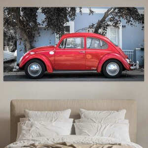Tableau Volkswagen Beetle Rouge